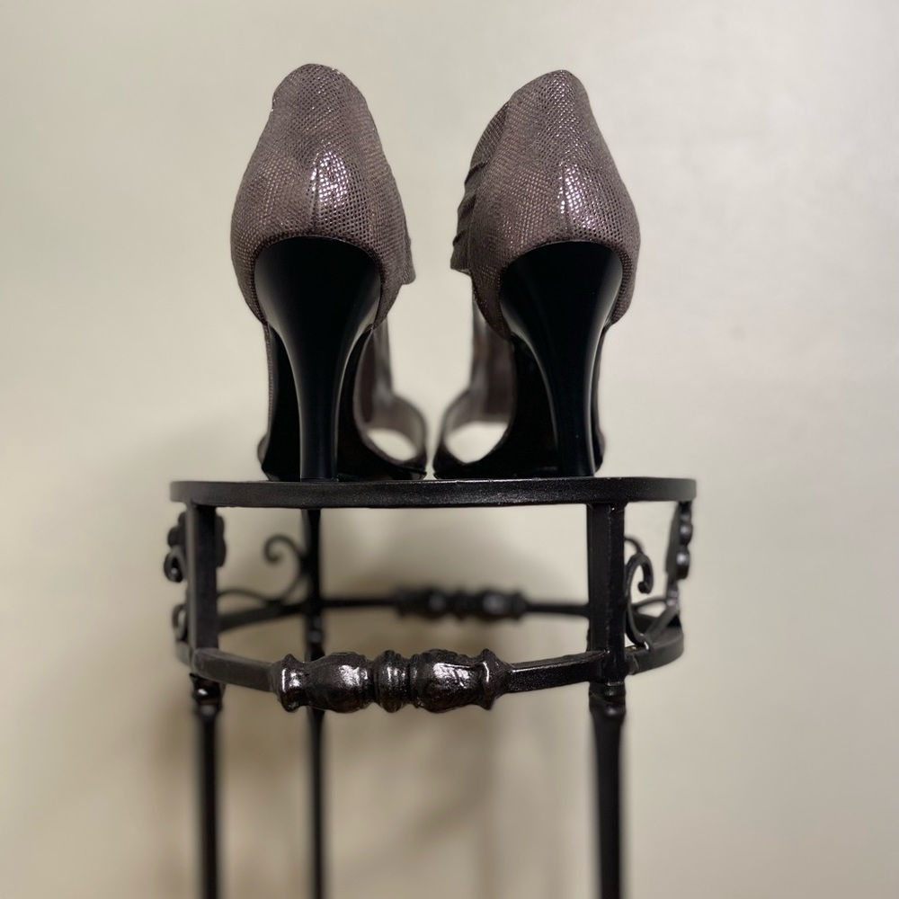 Heels Sandals Pewter Metallic by Apostrophe - Picture 10 of 13